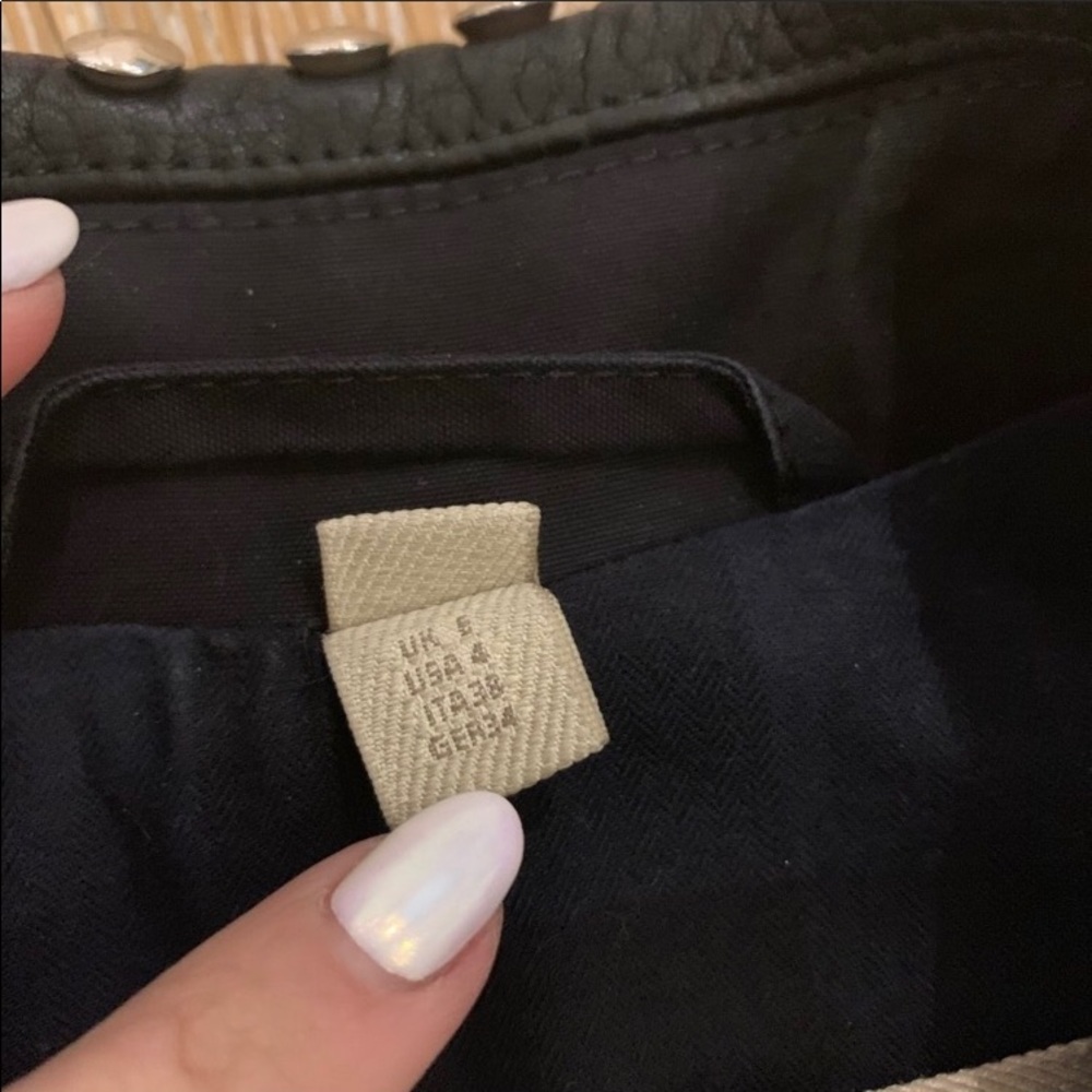 🔥BURBERRY LEATHER SLEEVE STUDDED TRENCH🔥 - Picture 6 of 8